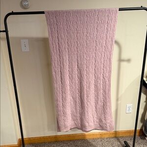Martha Stewart Pink Knit Scarf